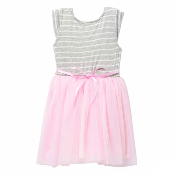 Sequin Bunny Dress 6X NWT | ZUNIE Pink Gray Silver - Picture 3 of 5